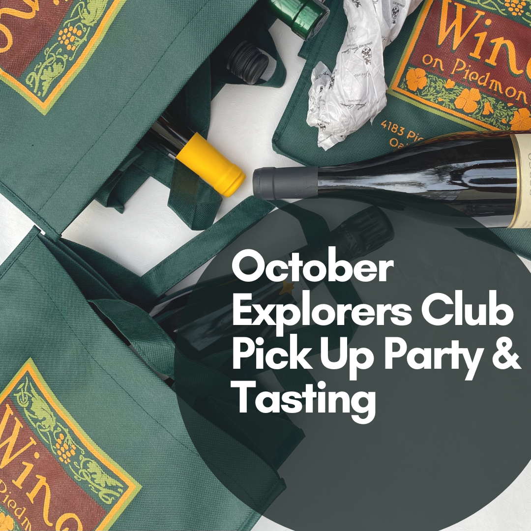 October Explorers Club Release Pick Up Party & Tasting | Friday Oct. 24th 5-7:30pm