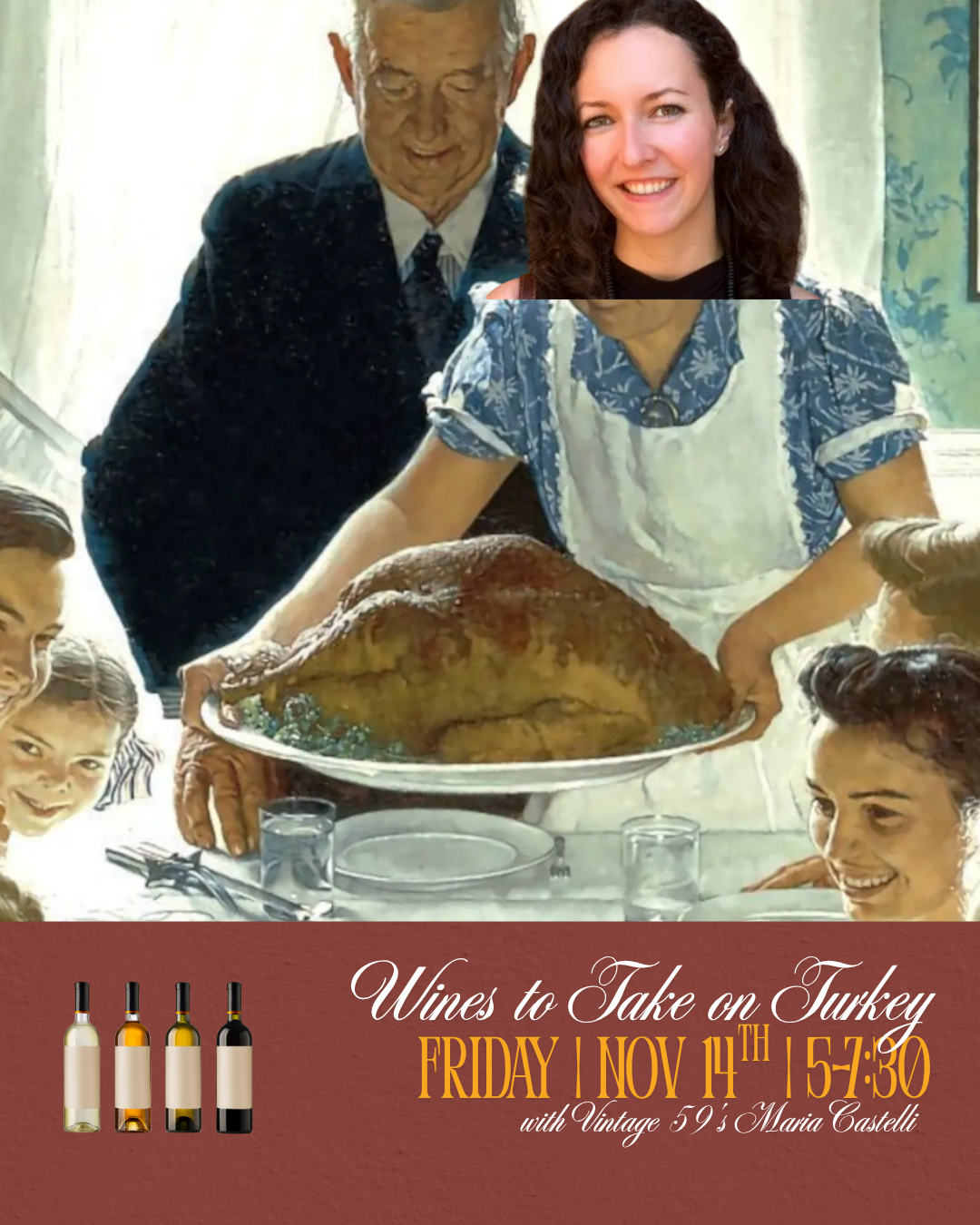 Friday Night Tasting: Wines to take on Turkey with V59 Import's Maria Castelli | 11.14.25
