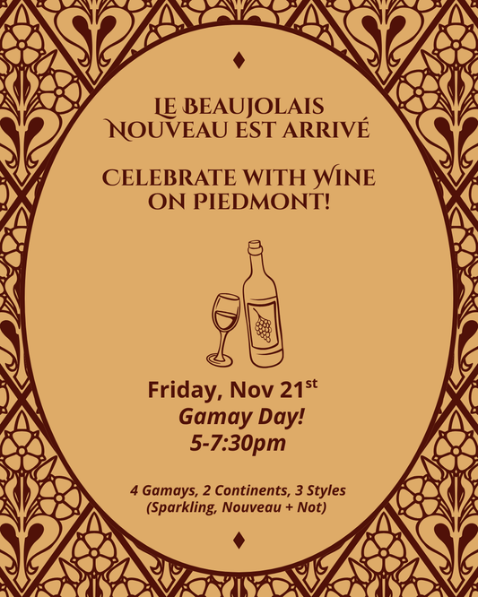 Friday Night Tasting: Gamay Day | 11.21.25