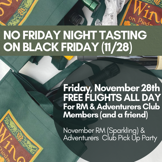November Club Release & Pick Up Party | Free Flights ALL DAY for RM (Sparkling) & Adventurers Club Members