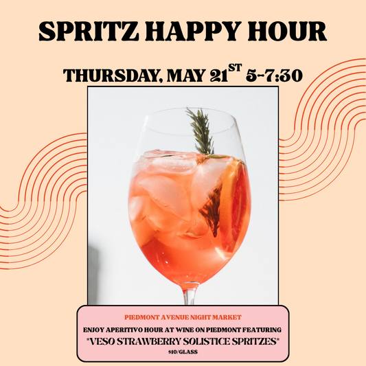 PAMA Night Market VESO Strawberry Spritz Aperitif Hour | Thursday May 21st 5-7:30
